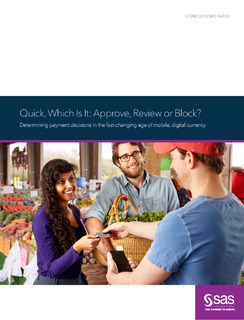 Quick, Which Is It ? Approve, Review or Block? Determining payment decisions