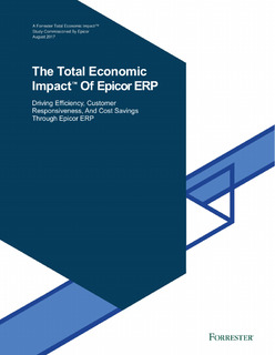 The Total Economic Impact Of Epicor ERP