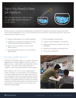 Signs You Need a New QA Platform