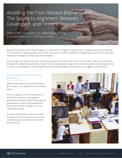 Avoiding the Poor Release Blame Game: The Secret to Alignment Between Developers and Testers