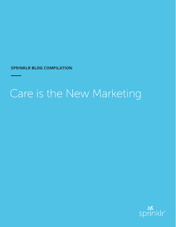 Care Is The New Marketing