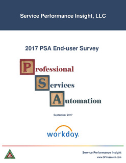 2017 Professional Services Automation End-User Survey Report
