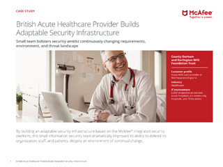 British Acute Healthcare Builds Adaptable Security Infrastructure