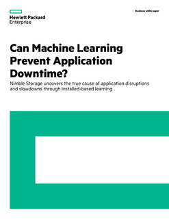 Nimble Labs Report: Can machine learning prevent application downtime?