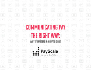 Communicating Pay The Right Way