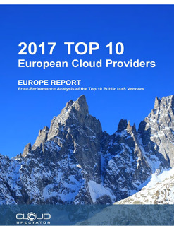Europe Report- Price- Performance Analysis of the Top 10 Public Iaas Vendors
