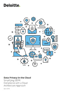 Simplifying GDPR Compliance with a Cloud Architecture Approach