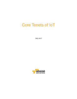 Core Tenets of IoT