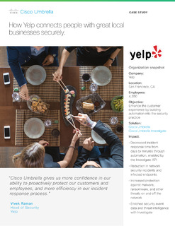 How Yelp connects people with great local businesses securely.