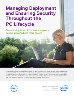 Managing Deployment and Ensuring Security throughout the PC Lifecycle