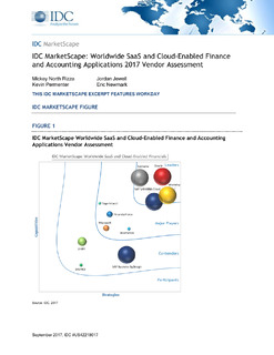 IDC MarketScape: Worldwide SaaS and Cloud-Enabled Finance and Accounting Applications