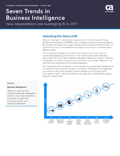 Seven Trends in Business Intelligence