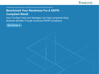 Benchmark Your Readiness For A GDPR-Compliant World