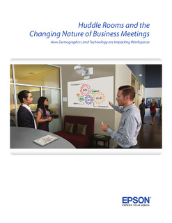 Huddle Rooms and the Changing Nature of Business Meetings