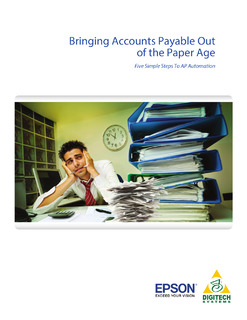 Bringing Accounts Payable Out of the Paper Age