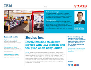 “Staples Inc” case study: Customer services with virtual assistants