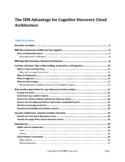 The IBM Advantage for Cognitive Discovery Cloud