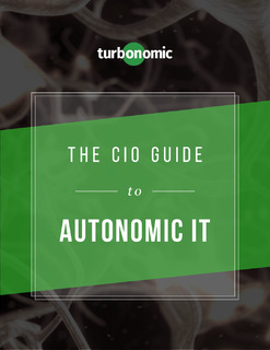 The CIO Guide to Autonomic IT