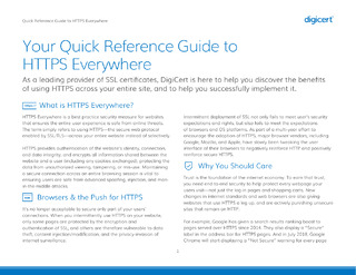 Your Quick Reference Guide to HTTPS Everywhere