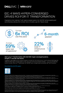 IDC: 4 Ways Hyper-Converged Drives ROI for IT Transformation