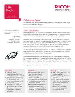 Philadelphia Eagles Case Study