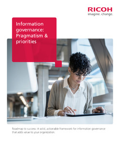 Information Governance: Pragmatism & Priorities White Paper