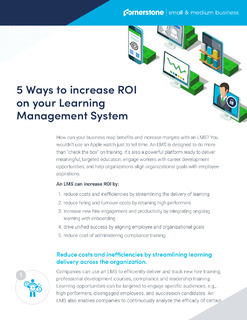 5 Ways to increase ROI on your learning management system