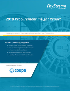 Paystream Procurement Insights 2018