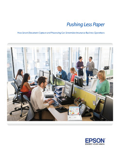 Pushing Less Paper: How Document Capture and Processing Can Streamline Insurance Business Operations