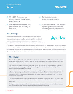 Case Study: Arriva