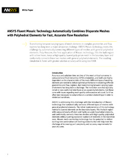 New ANSYS Fluent Experience: Delivering Better Results in Less Time