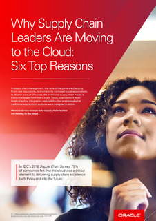 Why Supply Chain Leaders are Moving to the Cloud: Six Top Reasons