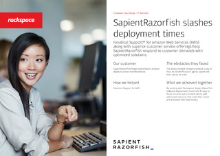 SapientRazorfish partners Rackspace to ensure customers migrate successfully to AWS