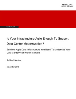 Is Your Infrastructure Agile Enough To Support Data Center Modernization?