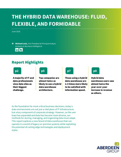 The Hybrid Data Warehouse: Fluid, Flexible, and Formidable