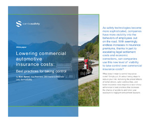 Lowering Commercial Automotive Insurance Costs