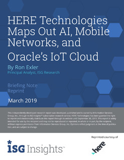 HERE Technologies Maps Out AI, Mobile Networks, and Oracle’s IoT Cloud