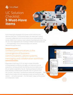 UC Solution Checklist: 5 Must-Have Items