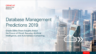 Data Management Predictions 2019