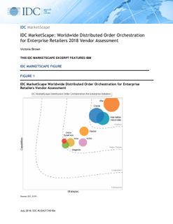 2. IDC Market Scape: Worldwide Retail Omni-Channel Commerce Platform 2017 Vendor Assessment