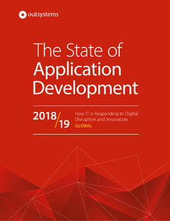 The State of Application Development