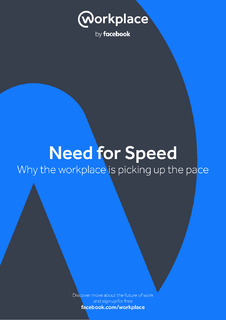 Need for Speed: Why the Workplace is Picking up the Pace