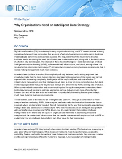 IDC Paper: Why Organizations Need an Intelligent Data Strategy