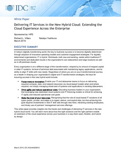 Extending the Cloud Experience