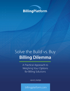 Should You Build or Buy Your Billing System?