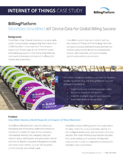 SmartBike Monetizes IoT with BillingPlatform