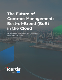 The Future of Contract Management: Best-of-Breed (BoB) in the Cloud