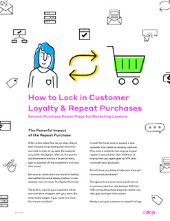 How to Lock in Customer Loyalty & Repeat Purchases