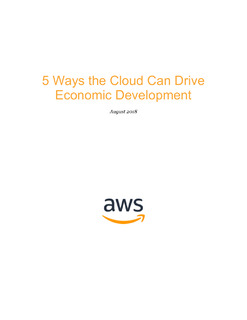 5 Ways the Cloud Can Drive Economic Development