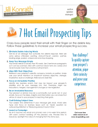 7 Hot Email Prospecting Tips